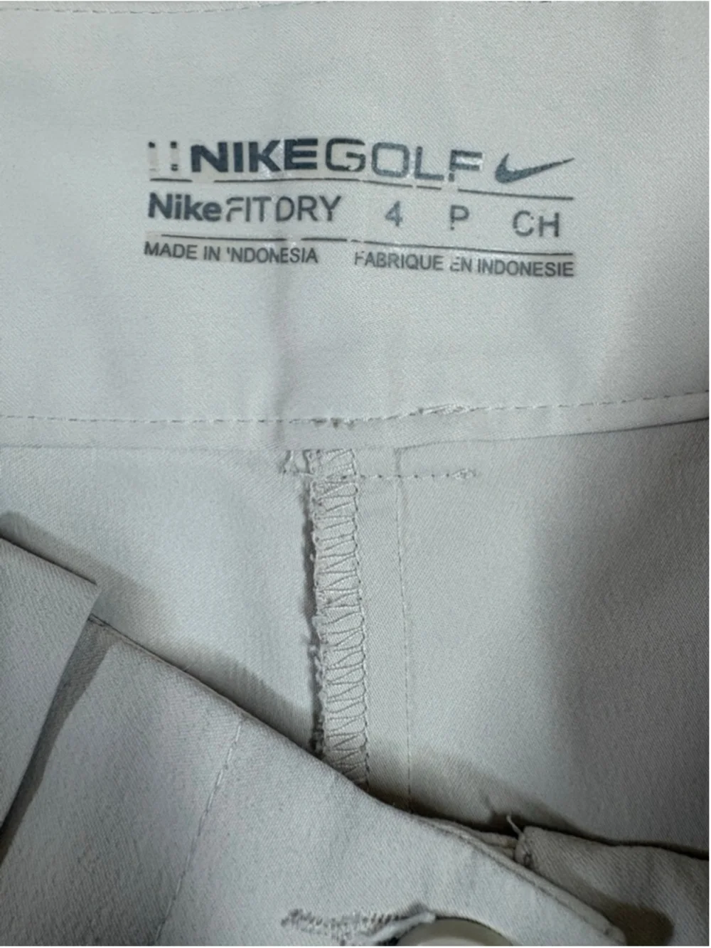 Nike Golf Tour Performance Dri-FIT Beige Skort Size 4 Tennis Athletic Golf